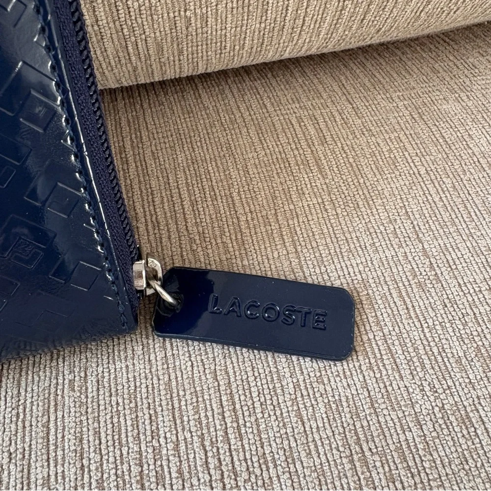 Lacoste blue zip up bi-fold wallet Excellent Condition - Picture 3 of 9